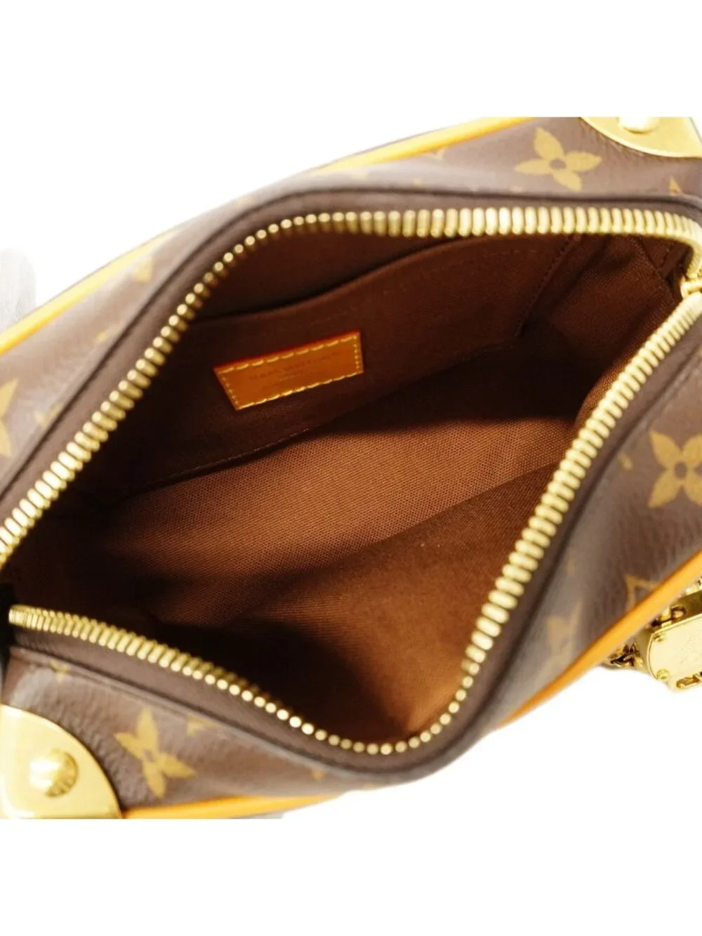 Louis Vuitton Shoulder Bag Monogram Archive Mini Soft Trunk Brown